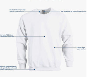 Harrison Hoyas Cross Country Patch Crewneck Sweatshirt