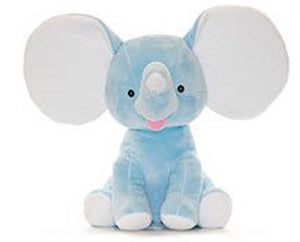 Blue Birth Announcement Elephant Newborn Gift