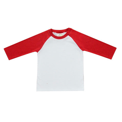 Valentine Construction Themed Embroidered Boy Raglan Shirt